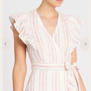 Rebecca Taylor Linen wrap dress